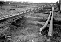 841145 Afbeelding van een Van Heukelomwissel op het stapelterrein van de N.S. aan de Cartesiusweg te Utrecht.